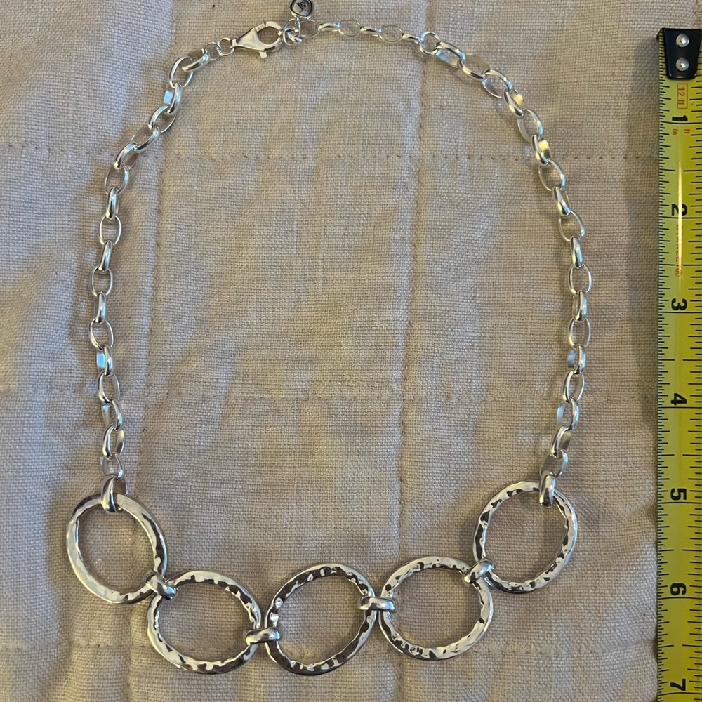 Silpada $299 silver 925 vintage "Intuition" necklace like new!